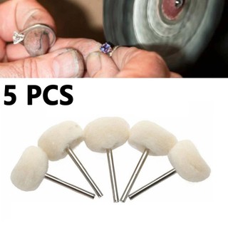 [FUXIN] 5 Chiếc Bàn Chải Đánh Bóng Len 2,35 Mm Hoàn Thiện Bóng Bánh Xe Đánh Bóng Đầu Mài