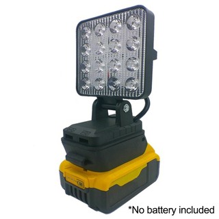 [FUXIN] Đèn làm việc 16 đèn led cho đèn pin pin Li-Ion DEWALT 18V để chiếu sáng công trường công việc