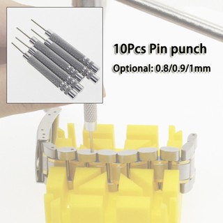 [FUXIN] 10 Chiếc Dây Đeo Đồng Hồ Vòng Tay Pin Tẩy Dụng Cụ Sửa Chữa Pin Punch Đồng Hồ Đục Lỗ