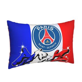 Vỏ gối sang trọng hai mặt Paris Saint-Germain F.C, miếng bảo vệ gối sang trọng siêu mềm, nhiều kích cỡ, ghế sofa, giường, có khóa kéo, vỏ bảo vệ gối 。