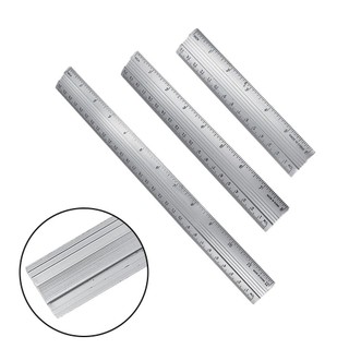 [FUXIN] Dụng cụ vẽ thước thẳng bằng hợp kim nhôm 15 / 20 / 30cm