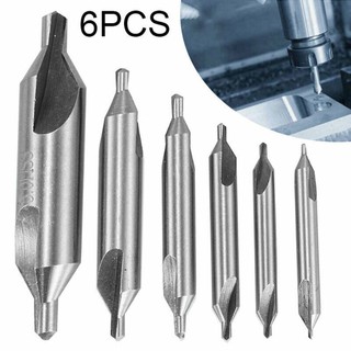 [FUXIN] 5 CÁI Máy tiện HSS Công cụ kết hợp Bit Countersink Tackle Center Spotting Drill Mill