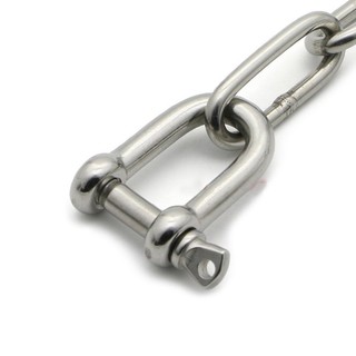 [FUXIN] Nơ kéo nâng bằng thép không gỉ D Link Rigging Còng Marine 5mm - 10mm