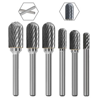 [FUXIN] Bộ định tuyến tập tin quay chuôi 6mm Mài Burr Đánh bóng tập tin thép quay Loại C