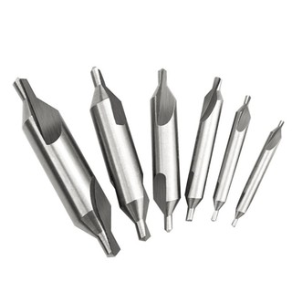 [FUXIN] 5 CÁI Máy tiện HSS Công cụ kết hợp Bit Countersink Tackle Center Spotting Drill Mill