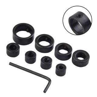 [FUXIN] 8 CÁI Bộ mũi khoan chìm có thể điều chỉnh độ sâu Dừng cổ Máy khoan chế biến gỗ