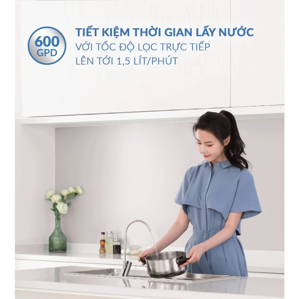 Máy Lọc Nước RO Side Stream A. O. Smith (aosmith) S600 – Công Suất Lọc 1.5L/Phút