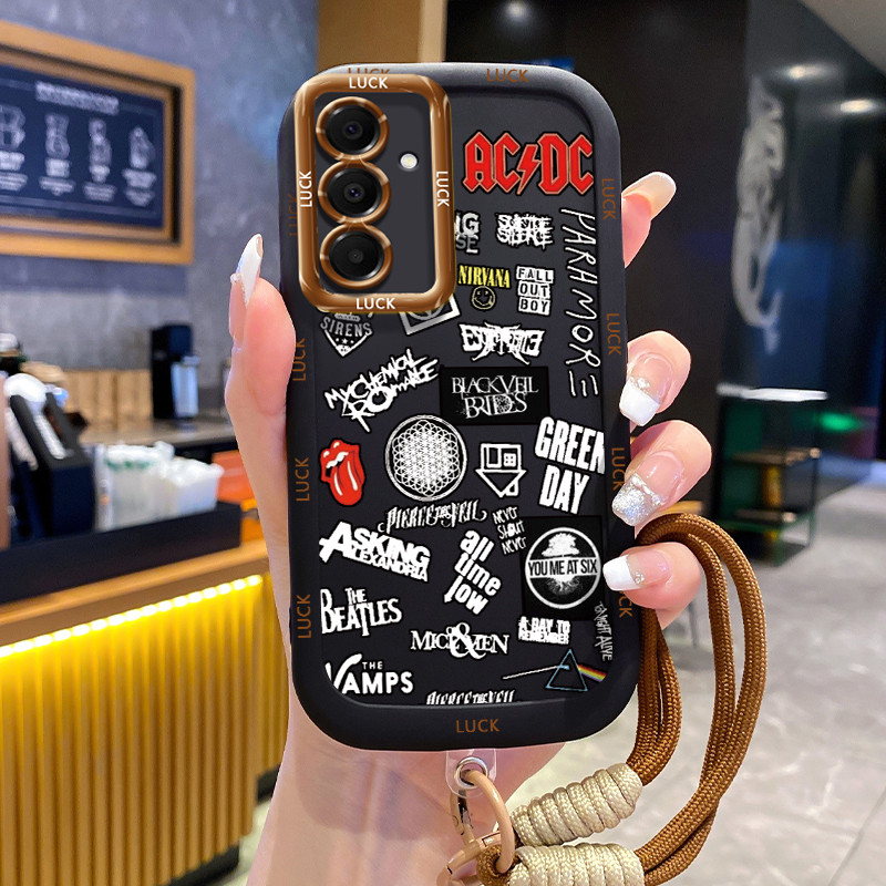 Ốp Lưng Samsung A16 4G A16 5G A15 4G A15 5G A14 5G A14 4G A24 A25 5G A34 5G A54 5G A35 5G Case Chống ngã Với Lanyard