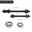 Bộ trục xe đạp phía trước phía sau 108mm 145mm với 1 / 4,3 / 16 quả bóng