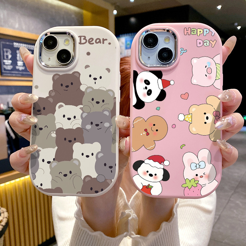 Ốp Lưng Áp dụng cho Xiaomi Redmi Note 13 4G Note 13 5G Note 13 Pro Case Gấu Nhỏ Dễ thương