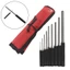 9 chiếc Pin Punch Round Punch Set 40cr Bộ đinh tán đầu tròn đa kích thước bằng thép
