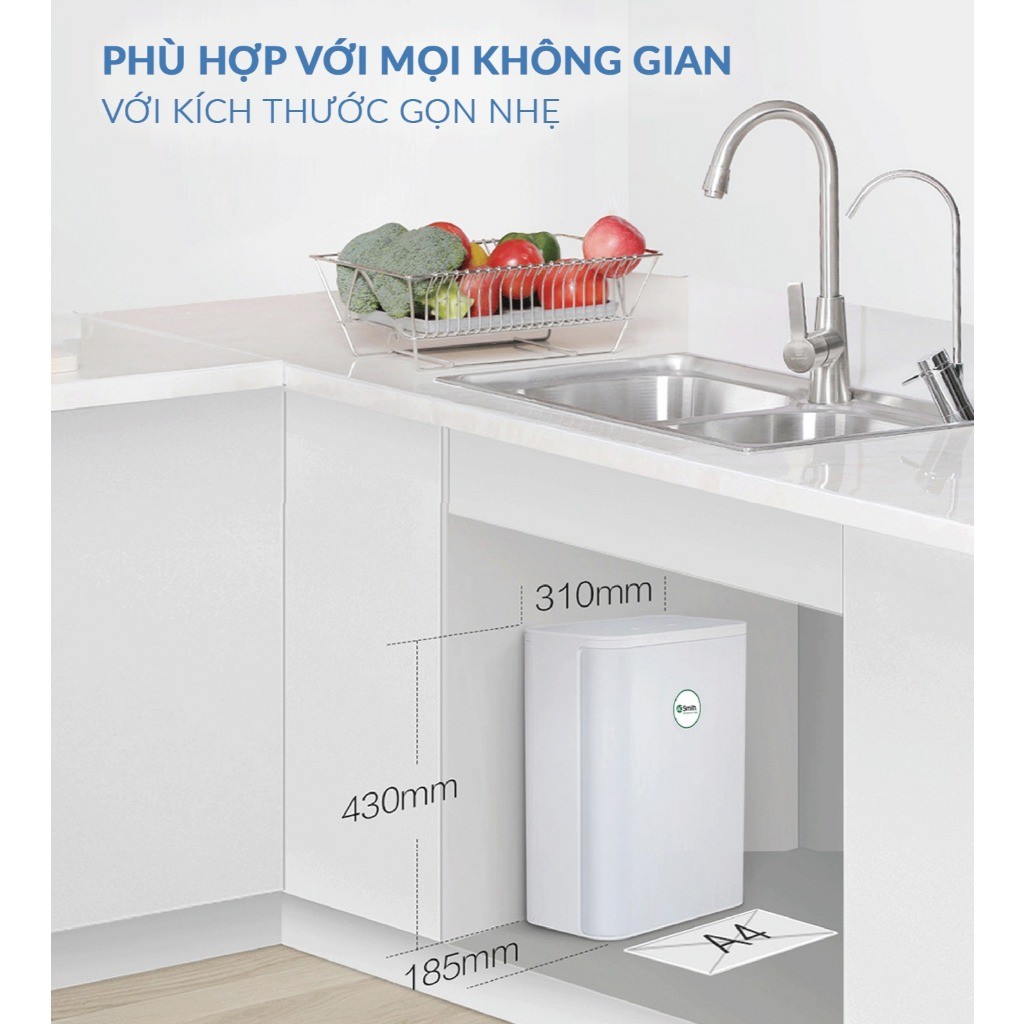 Máy Lọc Nước RO Side Stream A. O. Smith (aosmith) S600 – Công Suất Lọc 1.5L/Phút