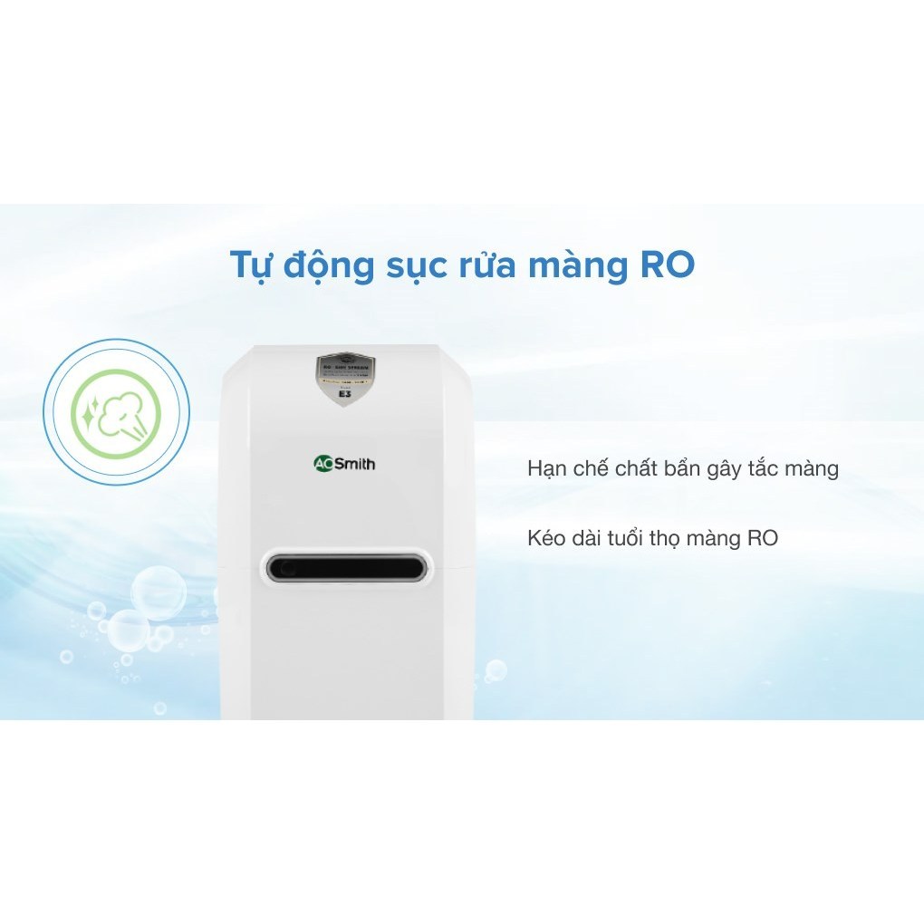 Máy Lọc Nước RO A. O. Smith (aosmith) E3 – Bổ Sung Khoáng Min-Tech