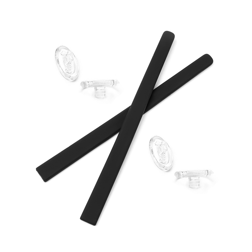 Bộ cao su chống trượt Tất tai Miếng đệm mũi thay thế cho tấm kim loại Oakley Ti OX5153 Kính mắt, Đầu thay thế silicon mềm Đầu kẹp tai 100% Perfect Fit