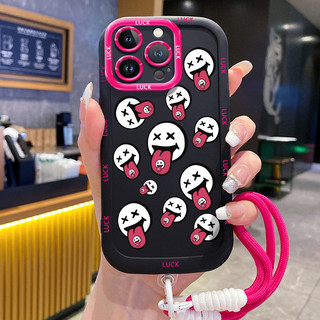 Ốp Lưng iPhone 11 11 Pro 11 Pro Max 12 12 Pro 12 Pro Max 13 13 Pro 13 Pro Max Case Hoạt hình Với Lanyard