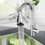 360° Đầu vòi hoa sen thay thế ABS có thể xoay được cho vòi chậu rửa nhà bếp
