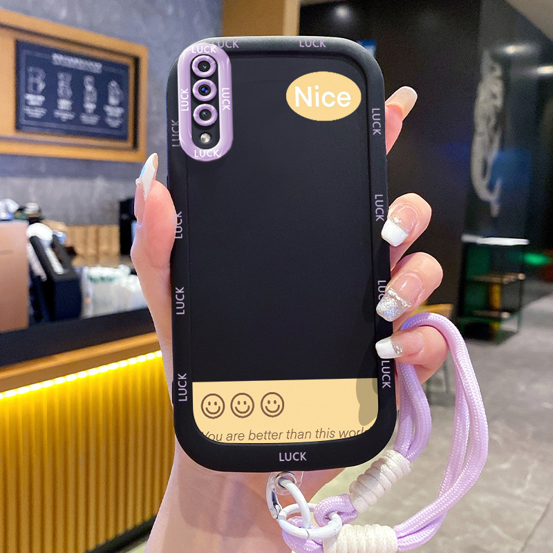 Ốp Lưng Samsung A50 A50s A30s Case Thời trang Với Lanyard