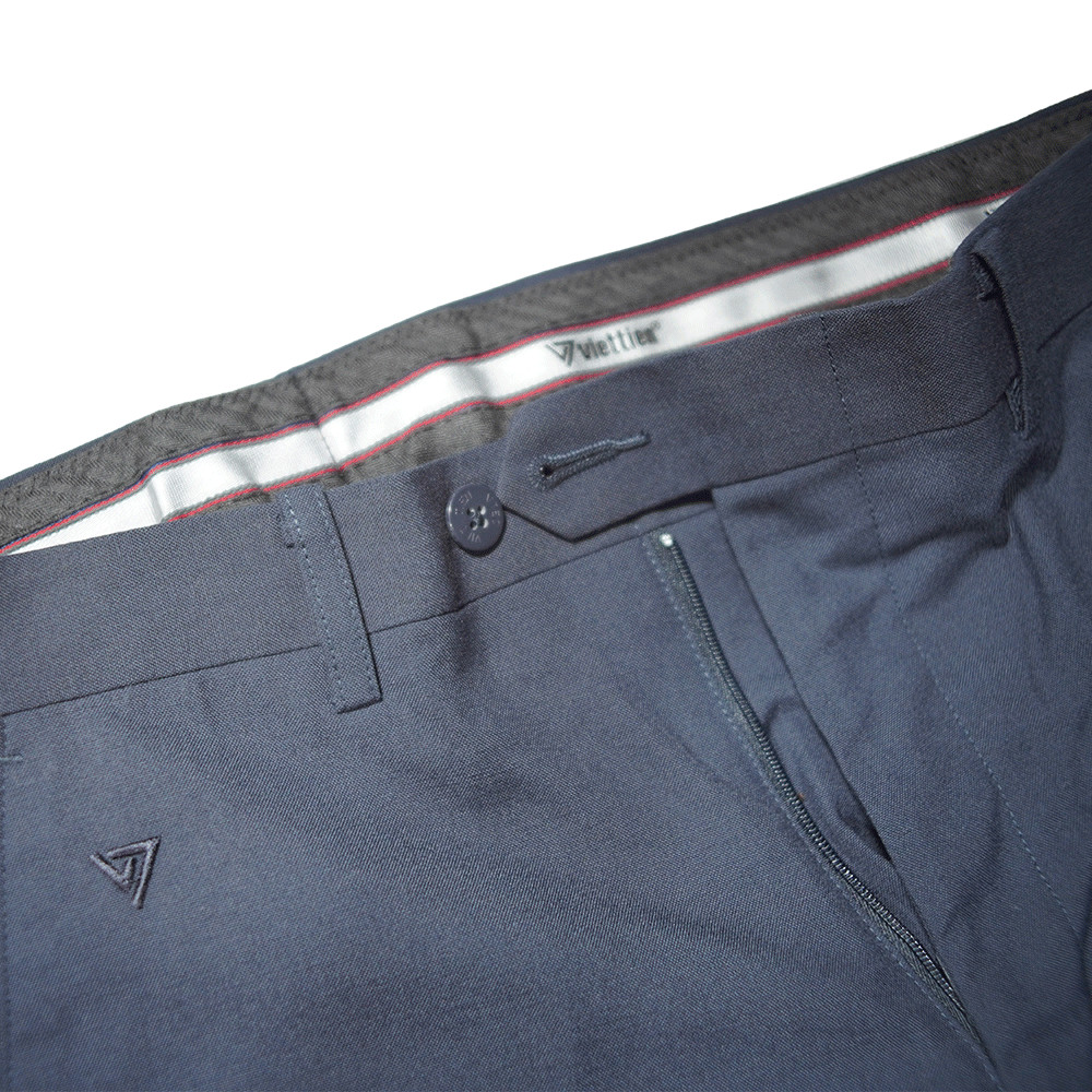 VIETTIEN SALE - QUẦN TÂY VIETTIEN, Màu Xanh Navy, Họa Tiết Trơn, Form Regular Fit, Không Ly Chất liệu cao cấp