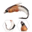 Thực Tế Nymph Scud Bay Cho Cá Hồi Câu Cá Côn Trùng Nhân Tạo Mồi Dụ Scud Worm