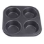 Khay nướng bánh Muffin bằng silicon 4 cốc Khuôn làm bánh chống dính