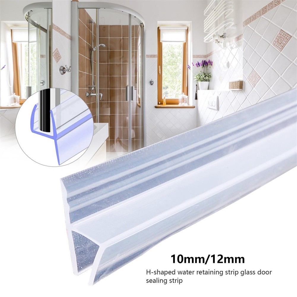 [GIGGLE] Cao Su Silicon Cửa Tắm Kính Viền Niêm Phong Dải Chống Thấm Nước Loại H 2M