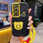 Ốp Lưng Realme C65 Case Gấu Dễ thương Với Lanyard