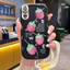 Ốp Lưng Samsung A50 A50s A30s Case Dâu tây nhỏ Với Lanyard