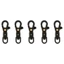 5 / 10pc Ngoài trời 360° Xoay Mini Carabiner Kẹp Khóa Quickdraw Móc chìa khóa Snap