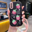 Ốp Lưng Samsung A50 A50s A30s Case Dâu tây nhỏ Với Lanyard