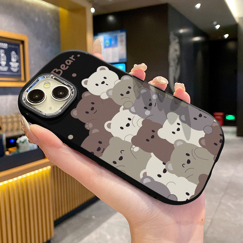 Ốp Lưng Áp dụng cho Xiaomi Redmi Note 13 4G Note 13 5G Note 13 Pro Case Gấu Nhỏ Dễ thương