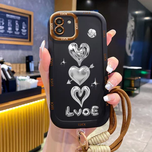 Ốp Lưng Samsung A03 Case Chống bụi Với Lanyard