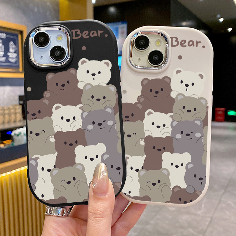 Ốp Lưng Áp dụng cho Xiaomi Redmi Note 13 4G Note 13 5G Note 13 Pro Case Gấu Nhỏ Dễ thương