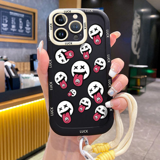 Ốp Lưng iPhone 11 11 Pro 11 Pro Max 12 12 Pro 12 Pro Max 13 13 Pro 13 Pro Max Case Hoạt hình Với Lanyard