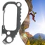 Móc chìa khóa chữ D Carabiner ngoài trời Móc khóa leo núi