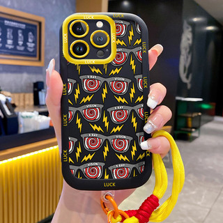 Ốp Lưng iPhone 11 11 Pro 11 Pro Max 12 12 Pro 12 Pro Max 13 13 Pro 13 Pro Max Case Hoạt hình Với Lanyard