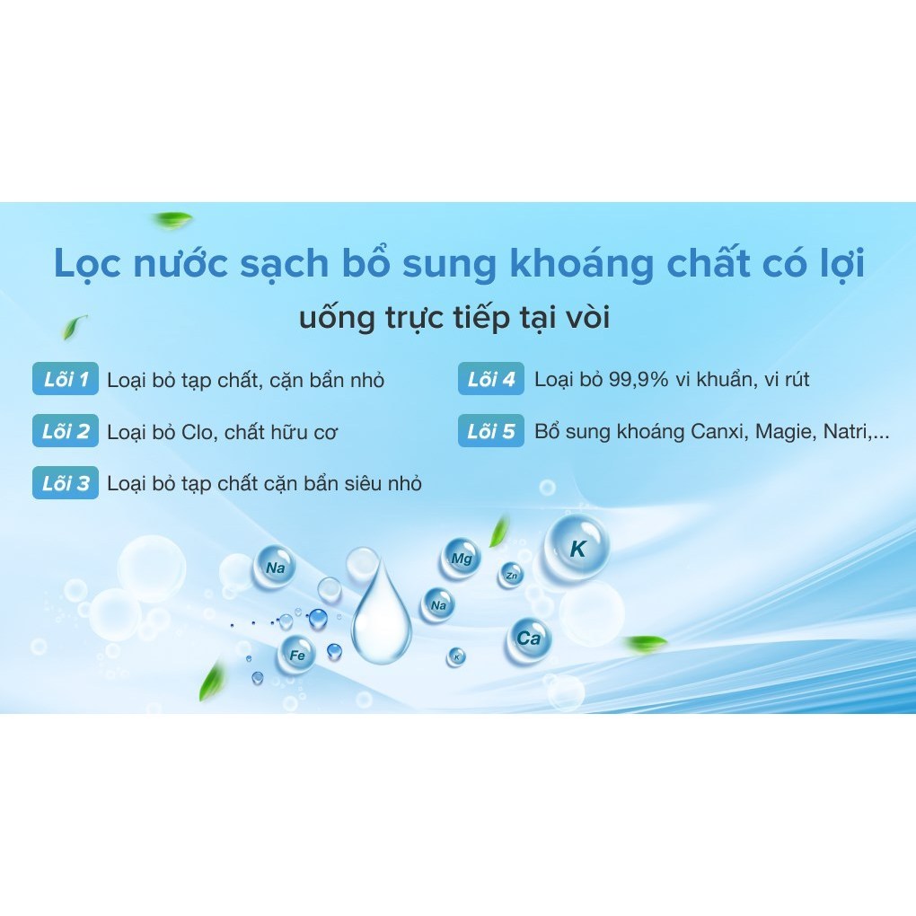 Máy Lọc Nước RO A. O. Smith (aosmith) E3 – Bổ Sung Khoáng Min-Tech