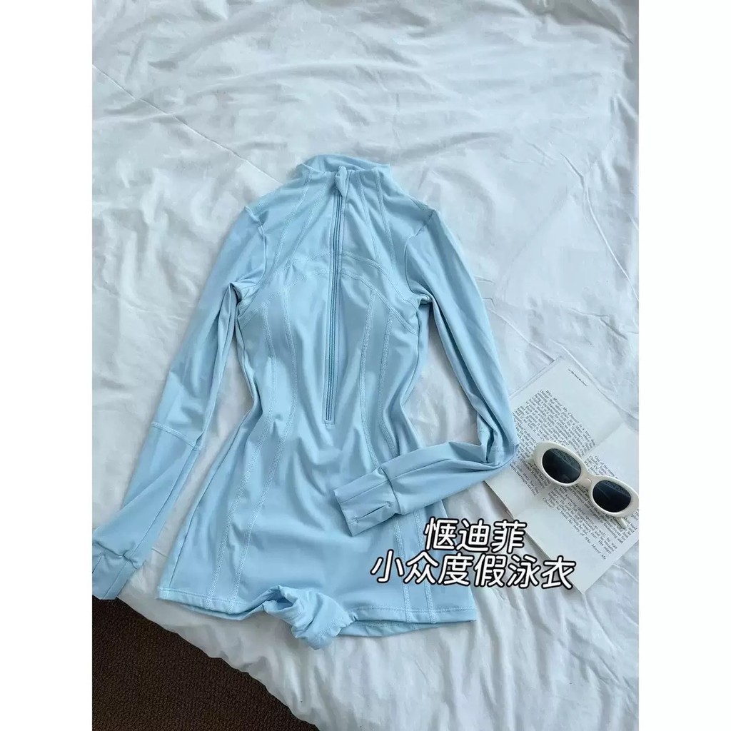Đồ bơi một mảnh bảo thủ Sky Blue | Bán chạy nhất Đông Nam Á Bán chạy xuyên biên giới
