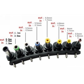 Adapter Sạc Đa Năng 8 Đầu Sạc Cho Laptop Và Các Thiết Bị Khác