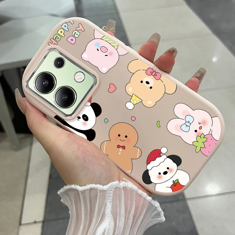 Ốp Lưng Áp dụng cho Xiaomi Redmi Note 13 4G Note 13 5G Note 13 Pro Case Gấu Nhỏ Dễ thương