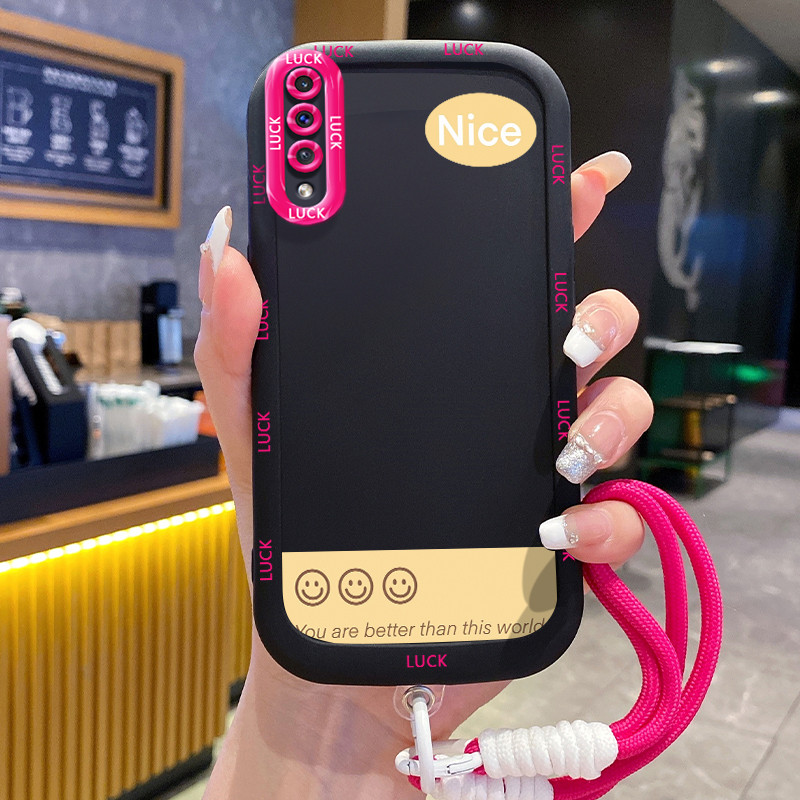 Ốp Lưng Samsung A50 A50s A30s Case Thời trang Với Lanyard