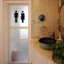 1 Cặp Nhãn dán biển hiệu cửa WC tự dính Acrylic Nam & Nữ