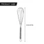 Máy đánh trứng dây thép không gỉ nhỏ Mini Whip Mix Máy đánh trứng bằng tay
