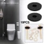 10 Miếng Đệm Bình Nước M6 M8 Miếng Đệm Nhà Vệ Sinh Cao Su Chống Trơn Trượt Cho Ghế Ngồi