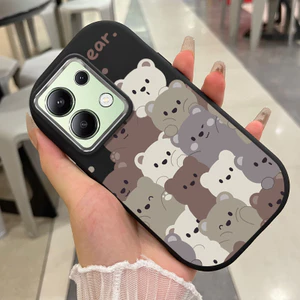 Ốp Lưng Áp dụng cho Xiaomi Redmi Note 13 4G Note 13 5G Note 13 Pro Case Gấu Nhỏ Dễ thương