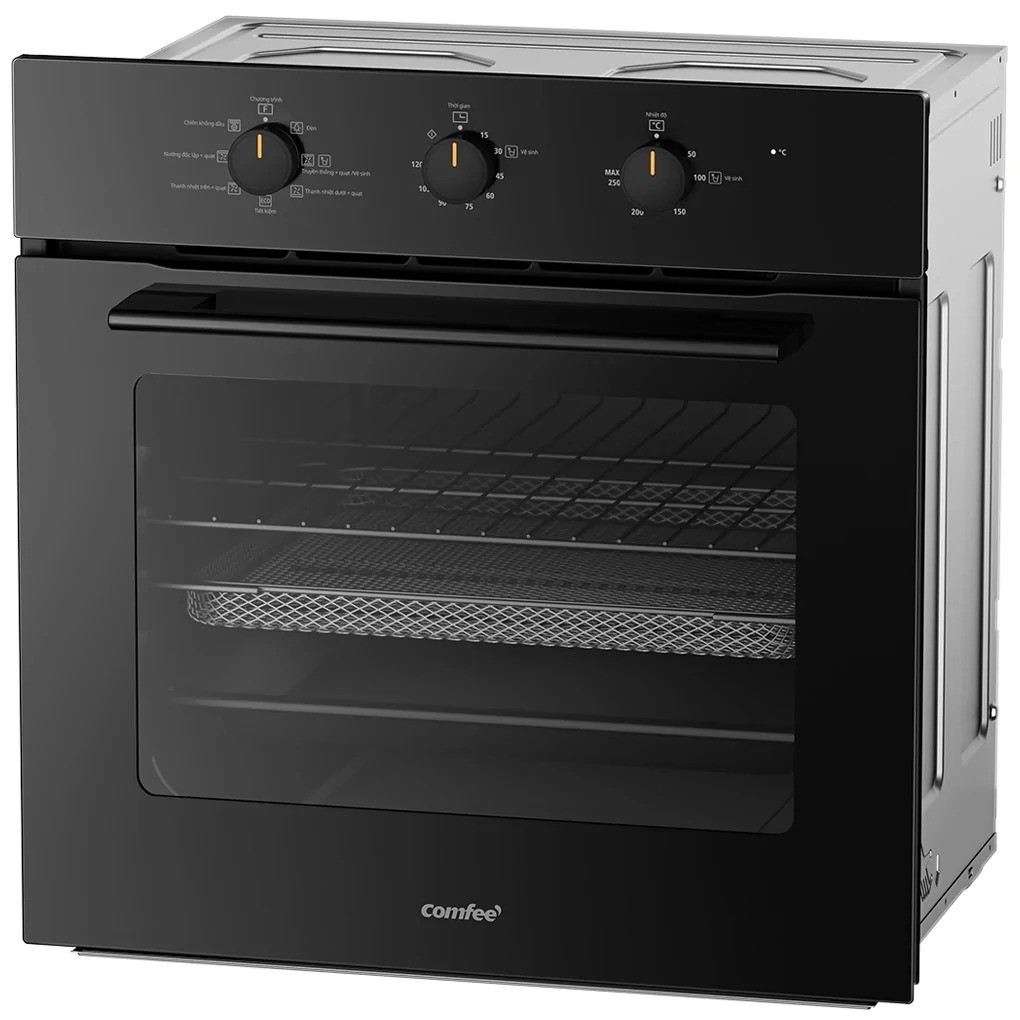 Lò nướng âm tủ 70 lít CO-AC70KB Comfee - Công nghệ đối lưu, 8 chương trình nướng
