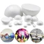 1X Xốp Bán Cầu Xốp Tròn Trống Bóng Xốp Polystyrene