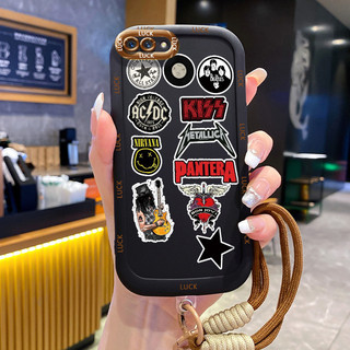 Ốp Lưng OPPO A5 A3s A12E Realme C1 Case Tính cách Với Lanyard