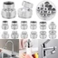 Bộ chuyển đổi máy sục khí xoay có thể điều chỉnh độ Bộ chuyển đổi vòi Tap Đầu nối máy sục khí