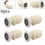 Bộ 4 Con Lăn Cửa Tắm Đơn Chạy Bánh Xe Ròng Rọc Bánh Xe Cửa Kính