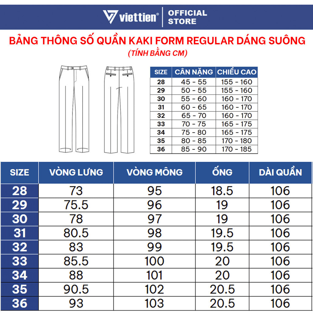 VIETTIEN SALE - QUẦN KAKI VIETTIEN, Màu Xám, Họa Tiết Trơn, Form Regular, Có Ly Chất liệu cao cấp